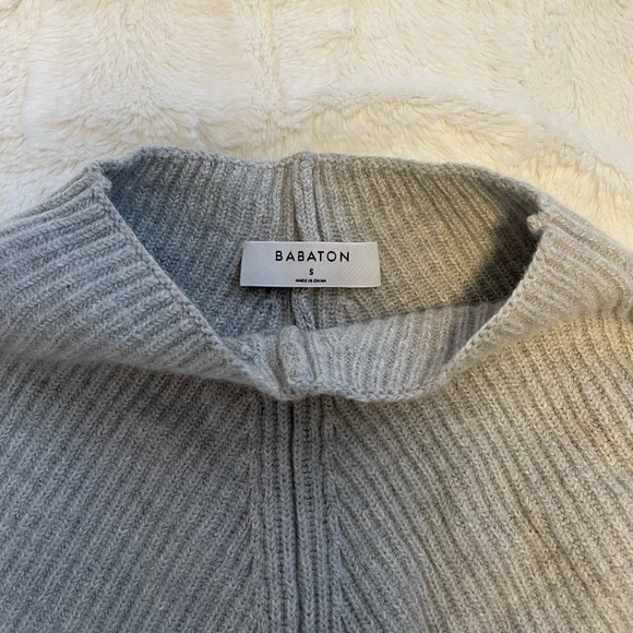 Babaton Chalmers Sweater in Heather Light Gray - Picture 10 of 16